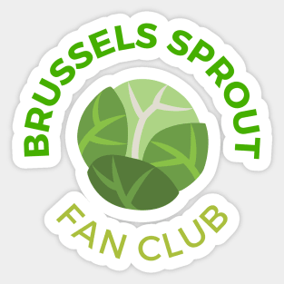 Brussels Sprout Fan Club Sticker